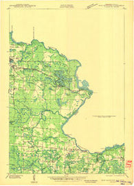 Iron Mountain Wisconsin Historical topographic map, 1:48000 scale, 15 X 15 Minute, Year 1941