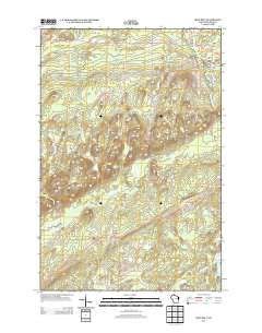 Iron Belt Wisconsin Historical topographic map, 1:24000 scale, 7.5 X 7.5 Minute, Year 2013
