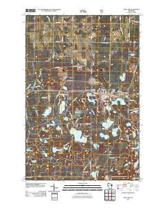 Iron Lake Wisconsin Historical topographic map, 1:24000 scale, 7.5 X 7.5 Minute, Year 2011