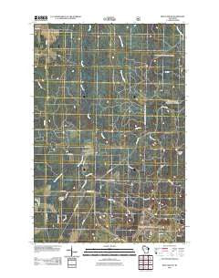 Iron Lake NE Wisconsin Historical topographic map, 1:24000 scale, 7.5 X 7.5 Minute, Year 2011