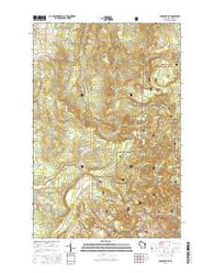 Iron Lake NE Wisconsin Current topographic map, 1:24000 scale, 7.5 X 7.5 Minute, Year 2015