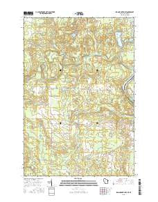 Iron Mountain SW Wisconsin Current topographic map, 1:24000 scale, 7.5 X 7.5 Minute, Year 2015