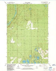 Island Lake Wisconsin Historical topographic map, 1:24000 scale, 7.5 X 7.5 Minute, Year 1984