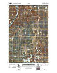 Island Lake Wisconsin Historical topographic map, 1:24000 scale, 7.5 X 7.5 Minute, Year 2010