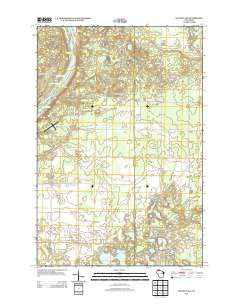 Island Lake Wisconsin Historical topographic map, 1:24000 scale, 7.5 X 7.5 Minute, Year 2013