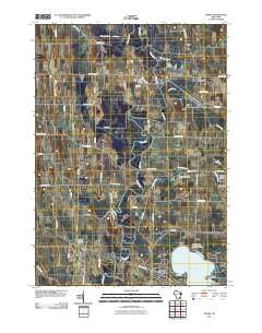 Ixonia Wisconsin Historical topographic map, 1:24000 scale, 7.5 X 7.5 Minute, Year 2010