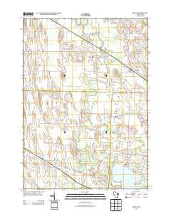 Ixonia Wisconsin Historical topographic map, 1:24000 scale, 7.5 X 7.5 Minute, Year 2013