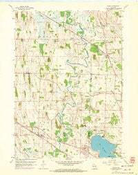 Ixonia Wisconsin Historical topographic map, 1:24000 scale, 7.5 X 7.5 Minute, Year 1959