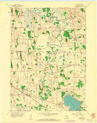 Ixonia Wisconsin Historical topographic map, 1:24000 scale, 7.5 X 7.5 Minute, Year 1959