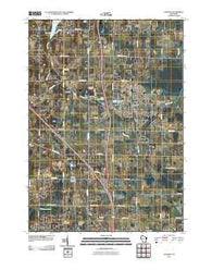 Jackson Wisconsin Historical topographic map, 1:24000 scale, 7.5 X 7.5 Minute, Year 2010