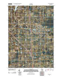 Jackson Wisconsin Historical topographic map, 1:24000 scale, 7.5 X 7.5 Minute, Year 2010