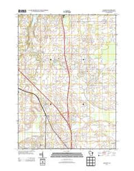 Jackson Wisconsin Historical topographic map, 1:24000 scale, 7.5 X 7.5 Minute, Year 2013