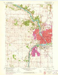 Janesville West Wisconsin Historical topographic map, 1:24000 scale, 7.5 X 7.5 Minute, Year 1961