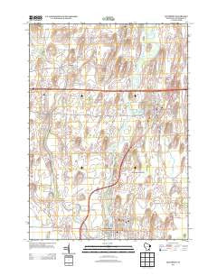 Jefferson Wisconsin Historical topographic map, 1:24000 scale, 7.5 X 7.5 Minute, Year 2013