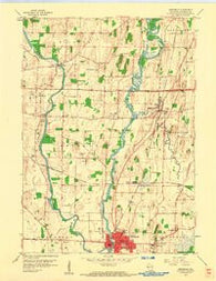 Jefferson Wisconsin Historical topographic map, 1:24000 scale, 7.5 X 7.5 Minute, Year 1959