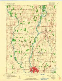 Jefferson Wisconsin Historical topographic map, 1:24000 scale, 7.5 X 7.5 Minute, Year 1959