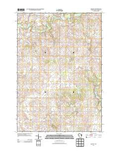 Jewett Wisconsin Historical topographic map, 1:24000 scale, 7.5 X 7.5 Minute, Year 2013