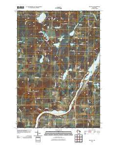 Jim Falls Wisconsin Historical topographic map, 1:24000 scale, 7.5 X 7.5 Minute, Year 2010