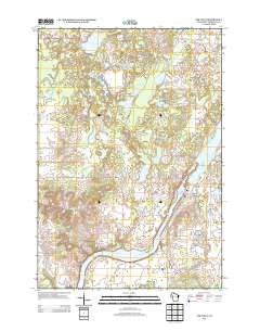 Jim Falls Wisconsin Historical topographic map, 1:24000 scale, 7.5 X 7.5 Minute, Year 2013