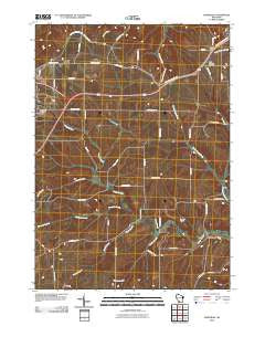 Jonesdale Wisconsin Historical topographic map, 1:24000 scale, 7.5 X 7.5 Minute, Year 2010