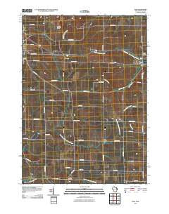Juda Wisconsin Historical topographic map, 1:24000 scale, 7.5 X 7.5 Minute, Year 2010