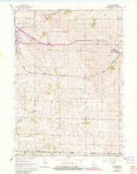 Juda Wisconsin Historical topographic map, 1:24000 scale, 7.5 X 7.5 Minute, Year 1962