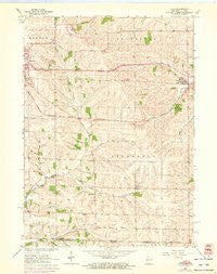 Juda Wisconsin Historical topographic map, 1:24000 scale, 7.5 X 7.5 Minute, Year 1962