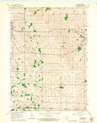 Juda Wisconsin Historical topographic map, 1:24000 scale, 7.5 X 7.5 Minute, Year 1962