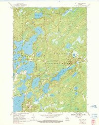 Julia Lake Wisconsin Historical topographic map, 1:24000 scale, 7.5 X 7.5 Minute, Year 1970