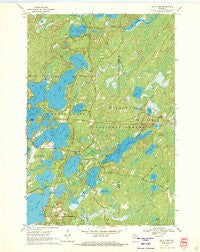 Julia Lake Wisconsin Historical topographic map, 1:24000 scale, 7.5 X 7.5 Minute, Year 1970