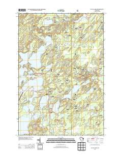 Julia Lake Wisconsin Historical topographic map, 1:24000 scale, 7.5 X 7.5 Minute, Year 2013