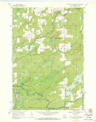 Jump River Fire Tower NE Wisconsin Historical topographic map, 1:24000 scale, 7.5 X 7.5 Minute, Year 1970