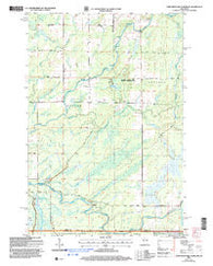 Jump River Fire Tower NE Wisconsin Historical topographic map, 1:24000 scale, 7.5 X 7.5 Minute, Year 2005