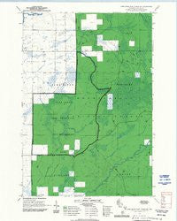 Jump River Fire Tower SW Wisconsin Historical topographic map, 1:24000 scale, 7.5 X 7.5 Minute, Year 1970