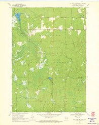 Jump River Fire Tower Wisconsin Historical topographic map, 1:24000 scale, 7.5 X 7.5 Minute, Year 1970