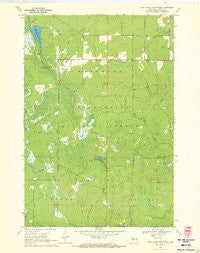 Jump River Fire Tower Wisconsin Historical topographic map, 1:24000 scale, 7.5 X 7.5 Minute, Year 1970