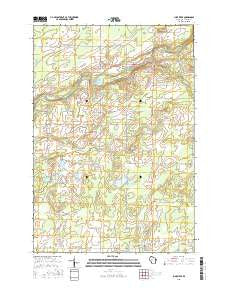 Jump River Wisconsin Current topographic map, 1:24000 scale, 7.5 X 7.5 Minute, Year 2015