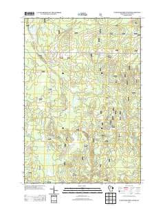Jump River Fire Tower Wisconsin Historical topographic map, 1:24000 scale, 7.5 X 7.5 Minute, Year 2013