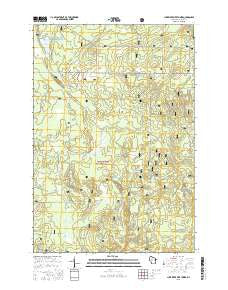 Jump River Fire Tower Wisconsin Current topographic map, 1:24000 scale, 7.5 X 7.5 Minute, Year 2015