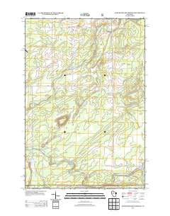 Jump River Fire Tower NE Wisconsin Historical topographic map, 1:24000 scale, 7.5 X 7.5 Minute, Year 2013