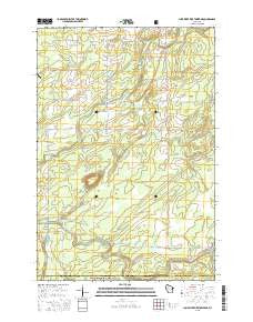 Jump River Fire Tower NE Wisconsin Current topographic map, 1:24000 scale, 7.5 X 7.5 Minute, Year 2015
