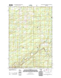 Jump River Fire Tower NW Wisconsin Historical topographic map, 1:24000 scale, 7.5 X 7.5 Minute, Year 2013