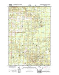 Jump River Fire Tower SW Wisconsin Historical topographic map, 1:24000 scale, 7.5 X 7.5 Minute, Year 2013