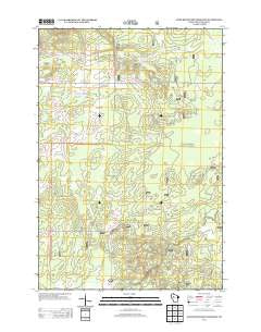 Jump River Fire Tower SW Wisconsin Historical topographic map, 1:24000 scale, 7.5 X 7.5 Minute, Year 2013