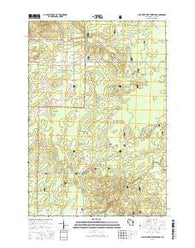 Jump River Fire Tower SW Wisconsin Current topographic map, 1:24000 scale, 7.5 X 7.5 Minute, Year 2015