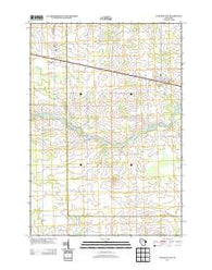 Junction City Wisconsin Historical topographic map, 1:24000 scale, 7.5 X 7.5 Minute, Year 2013