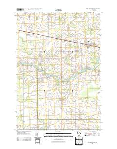 Junction City Wisconsin Historical topographic map, 1:24000 scale, 7.5 X 7.5 Minute, Year 2013