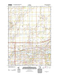 Kaukauna Wisconsin Historical topographic map, 1:24000 scale, 7.5 X 7.5 Minute, Year 2013