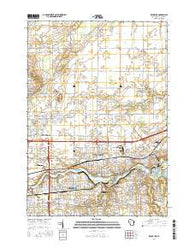 Kaukauna Wisconsin Current topographic map, 1:24000 scale, 7.5 X 7.5 Minute, Year 2016