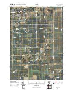 Kellner Wisconsin Historical topographic map, 1:24000 scale, 7.5 X 7.5 Minute, Year 2010